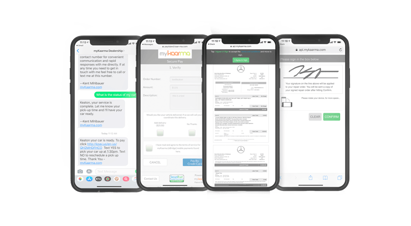 payments process on mobile