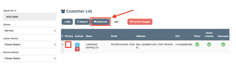 logitrac authorize payment