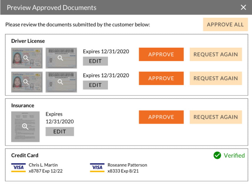 secure vault dealer application
