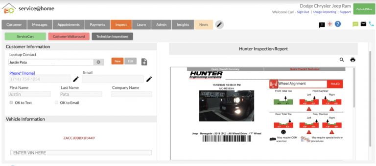 Hunter integration with mykaarma