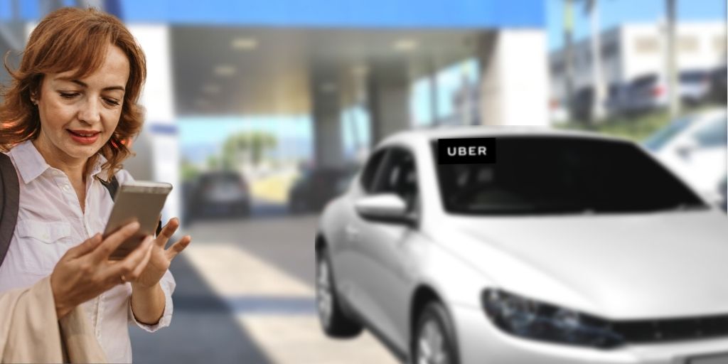 Uber pick up at dealership